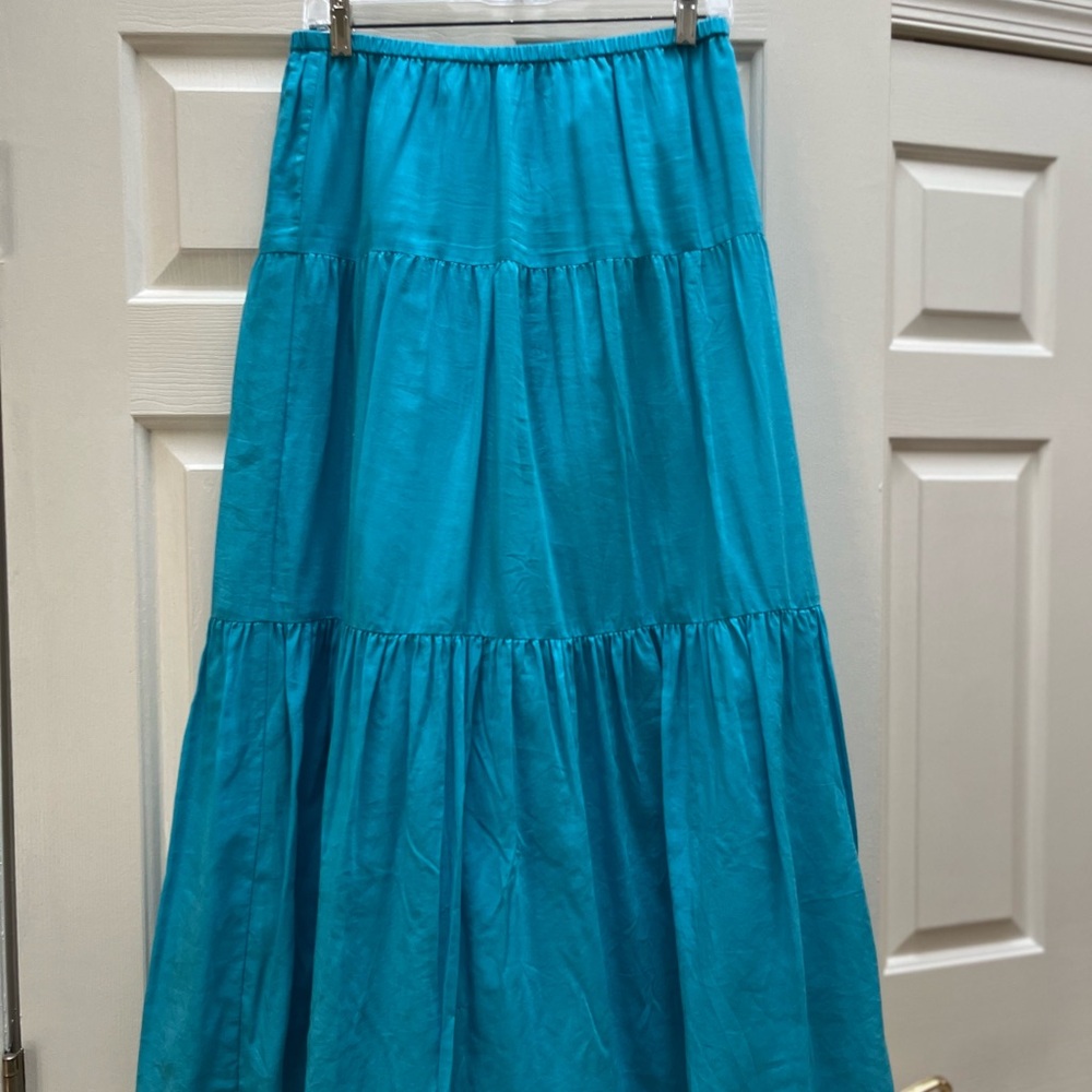 Talbots Turquoise Maxi Skirt